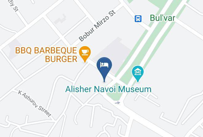 Samarqand - Boulevard Palace Hotel Maps