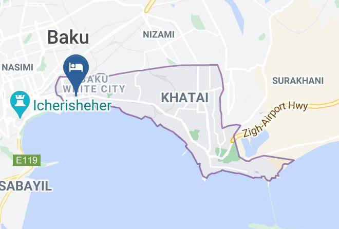 Baki - Boulevard Side Hotel Maps