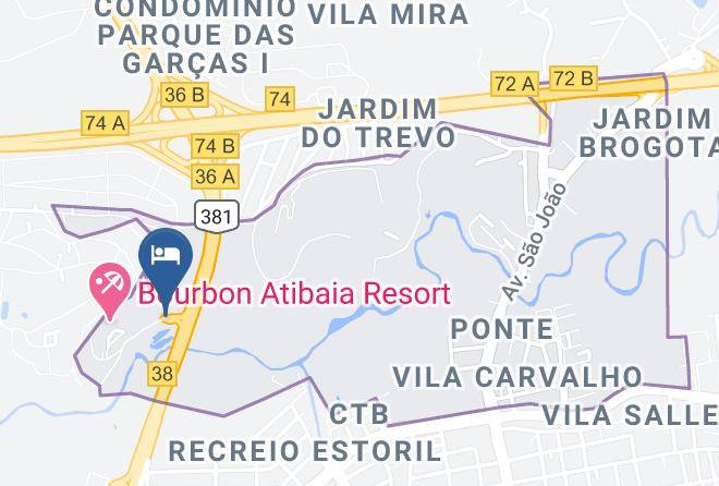 Atibaia - Bourbon Atibaia Resort Maps