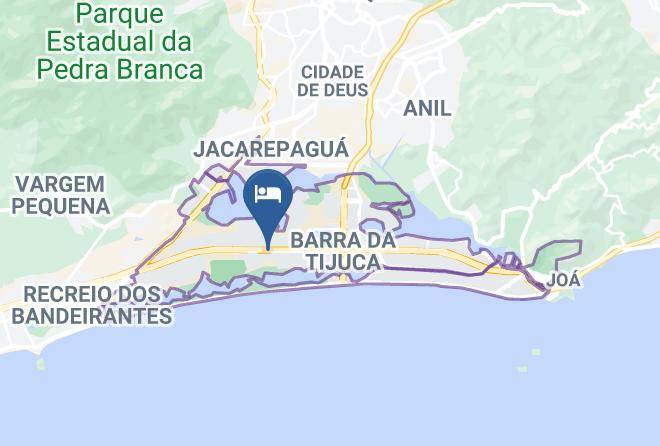 Rio De Janeiro Barra Da Tijuca - Bourbon Barra Da Tijuca Residence Maps