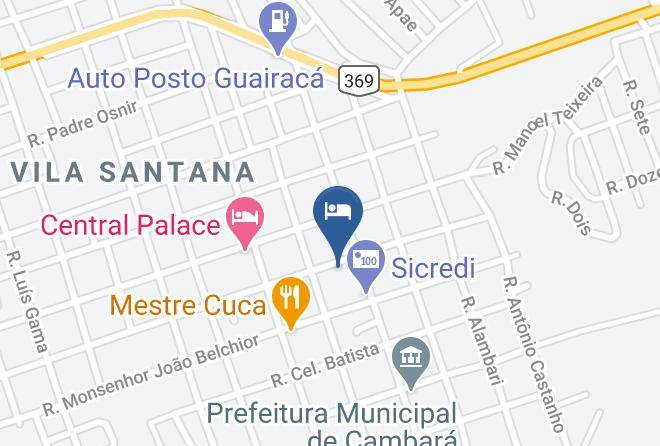 Cambara - Bourbon Cambara Hotel Maps