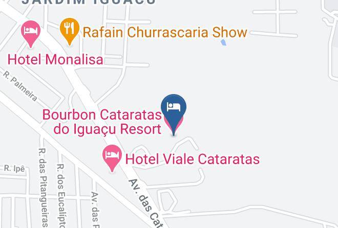 Foz Do Iguacu - Bourbon Cataratas Do Iguacu Resort Maps