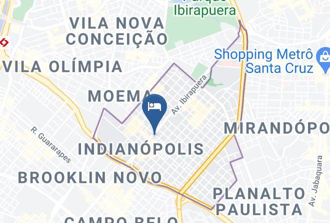 Sao Paulo Moema - Bourbon Convention Ibirapuera Maps