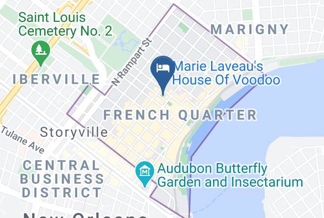 Bourbon Orleans Hotel Map