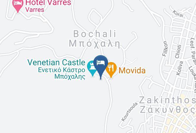 Zakinthos - Bourgos Studios Maps