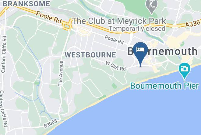Bournemouth Sands Hotel Map