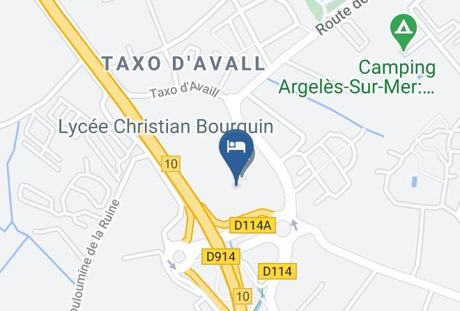 Pyrenees Orientales - Bourquin Hotel Maps