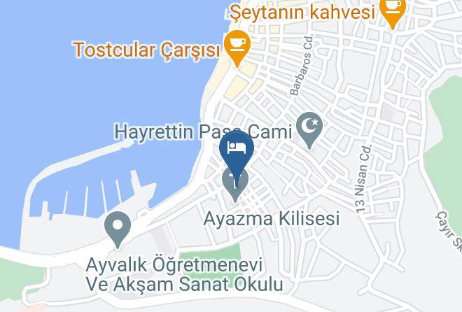 Ayvalik - Bouti Ayvalik Otel Maps