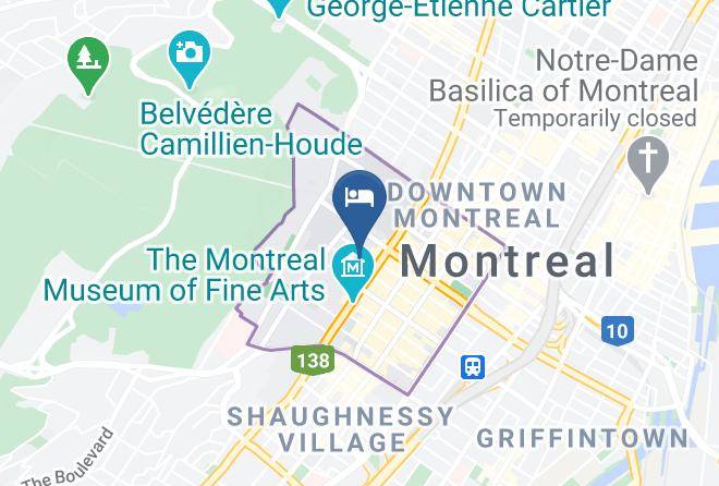 Montreal - Boutic Residence Downtown Drummond Maps