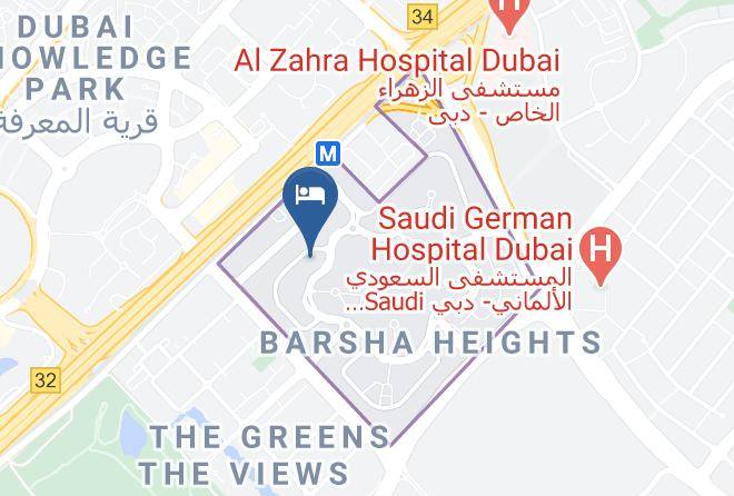 Dubai - Boutique 7 Residence Maps