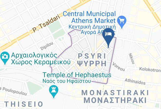 Central Athens - Boutique Athens Mo Building Maps