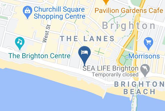 Brighton And Hove - Where To Sleep Brighton Green Diamond Maps