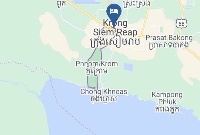 Boutique Cambo Hotel Karte - Siem Reap - Siem Reab Town