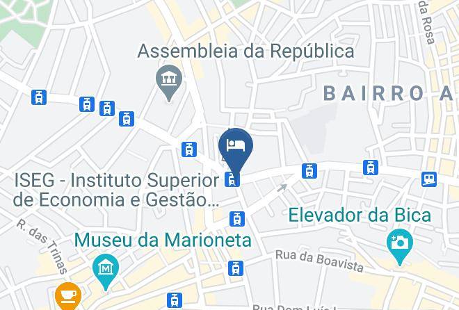 Lisbon - Boutique Chiado Duplex Maps