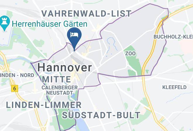 Stadt Hannover - Boutique City Inn Hotel Maps