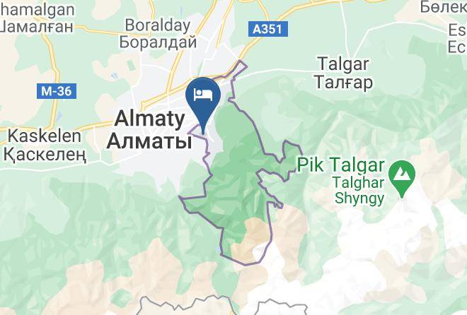 Almaty City - Boutique Hotel Alcazar Maps