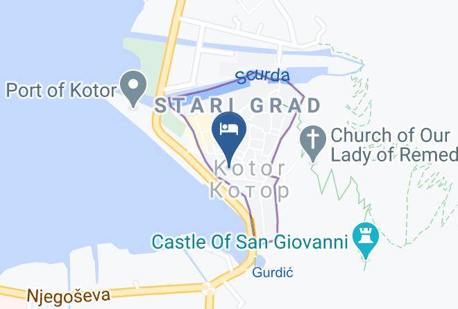Kotor - Boutique Hotel Astoria Maps