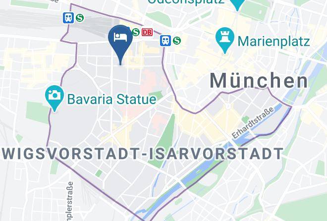 Munich District - Boutique Hotel Atrium Munchen Maps