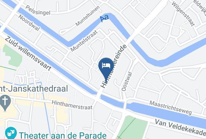 S Hertogenbosch - Boutique Hotel B&b De Blauwe Pauw Maps