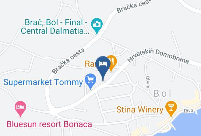 Bol - Boutique Hotel Bol Maps