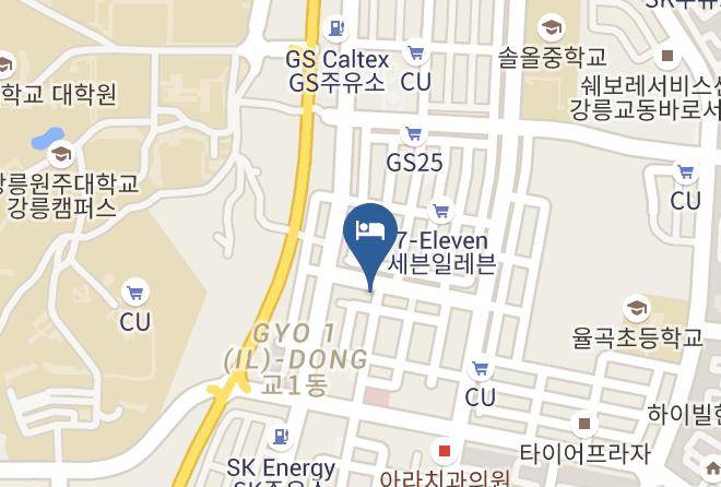 Gangneungsi - Boutique Hotel Bombom Maps
