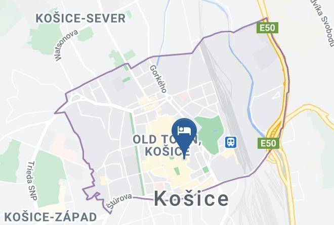 Kosice - Boutique Hotel Bristol Maps