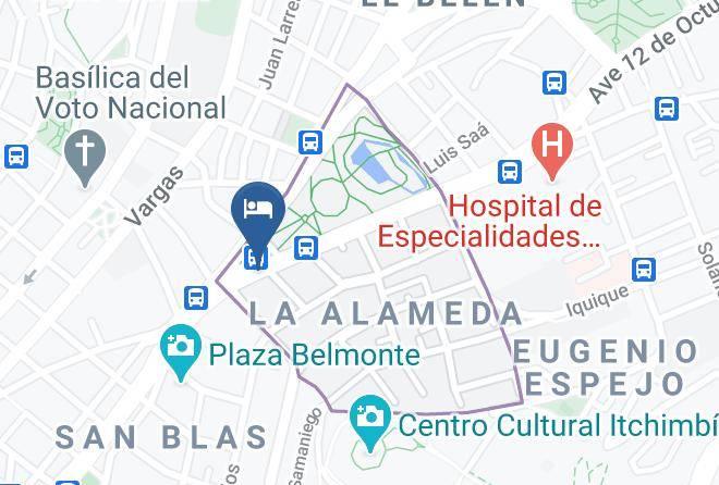 Distrito Metropolitano De Quito - Boutique Hotel Casona De Alameda Maps