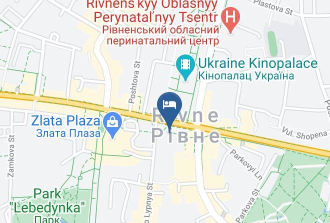Rivne - Boutique Hotel Central Maps