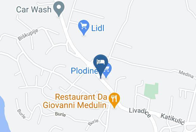 Medulin - Boutique Hotel Chevalier Maps