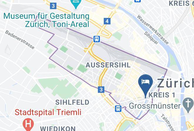 Zurich - Hotel Restaurant Bar Helvetia Maps