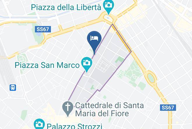 Florence - Boutique Hotel Hugo Maps