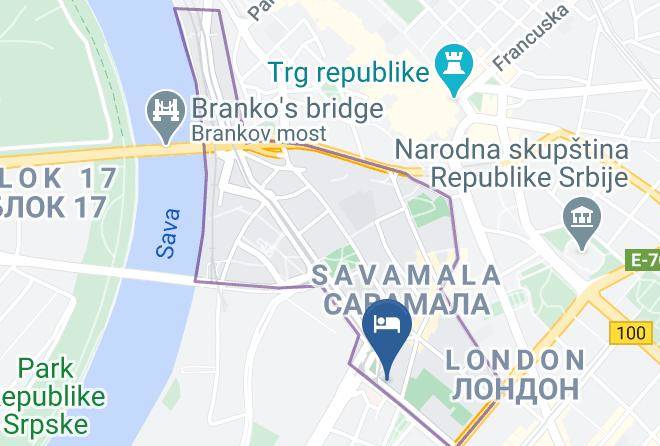 Boutique Hotel Madison Map