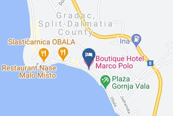 Gradac - Boutique Hotel Marco Polo Maps