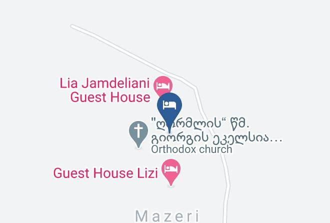 Georgia - Boutique Hotel Mazeri Maps