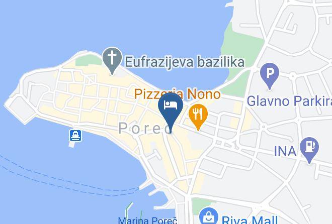 Porec - Boutique Hotel Melissa Maps