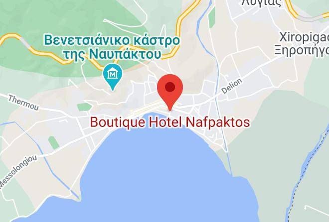 Boutique Hotel Nafpaktos Map