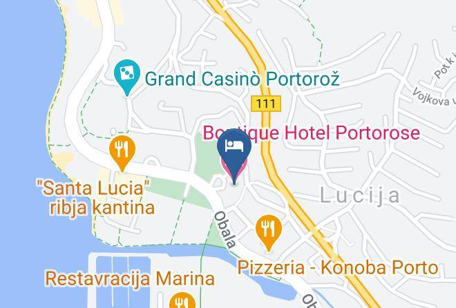 Piran - Boutique Hotel Portorose Maps