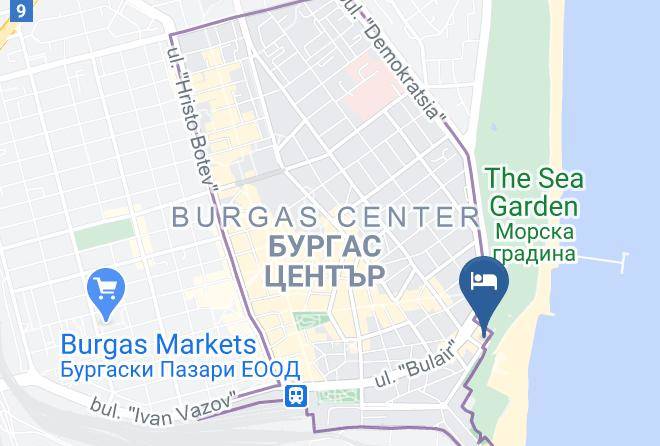 Burgas - Boutique Hotel Promenade Maps