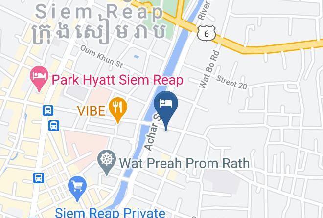 Boutique Hotel Karte - Siem Reap - Siem Reab Town