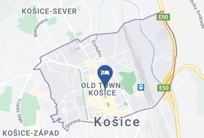 Kosice - Boutique Hotel Slavia Maps