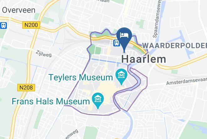 Haarlem - Boutiquehotel Staats Maps