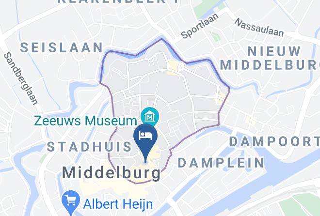 Middelburg - Boutique Hotel The Roosevelt Maps