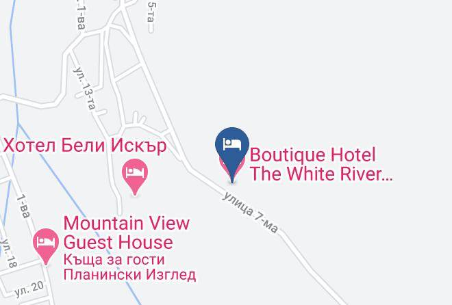 Samokov - Boutique Hotel The White River Maps