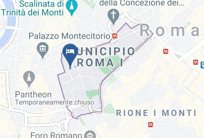 Boutique Hotel Trevi Map