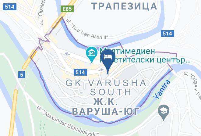 Boutique Hotel Tsarevets Map