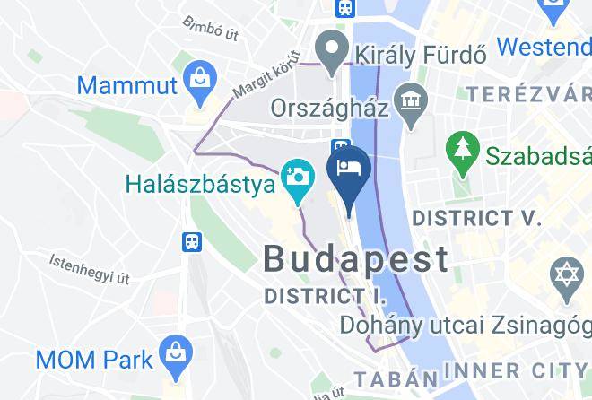 Hotel Victoria Budapest Map