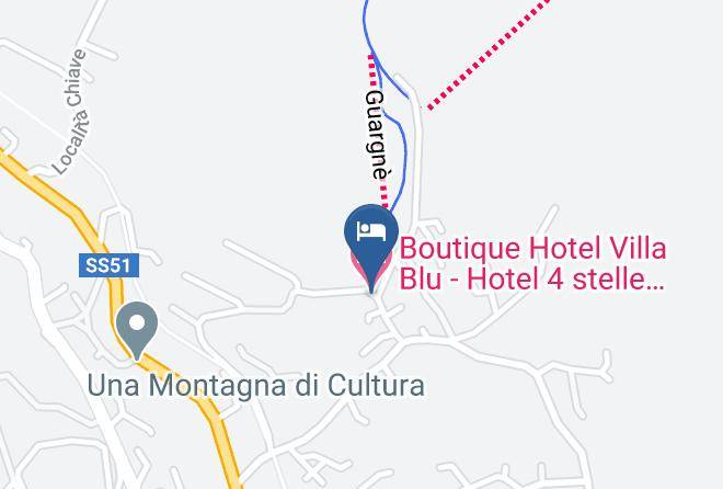 Belluno - Boutique Hotel Villa Blu Hotel 4 Stelle Cortina D'ampezzo Maps