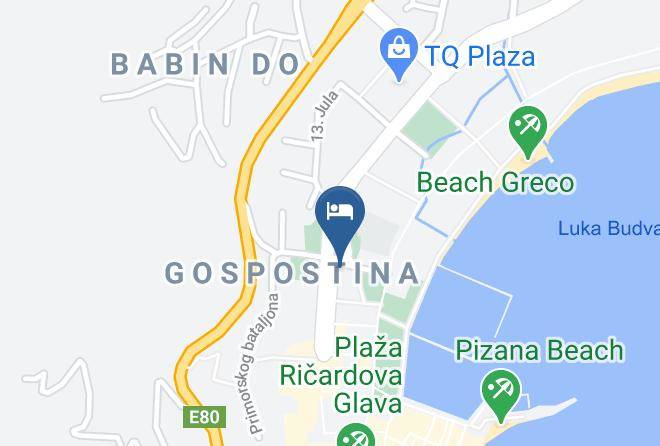 Budva - Boutique Hotel Vissi D'arte Maps