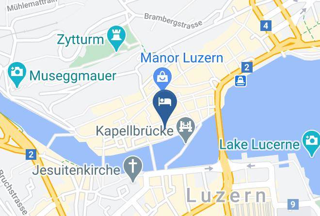 Lucerne - Boutique Hotel Weisses Kreuz Maps