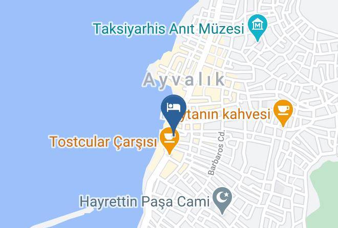Ayvalik - Boutique Kral Otel Maps